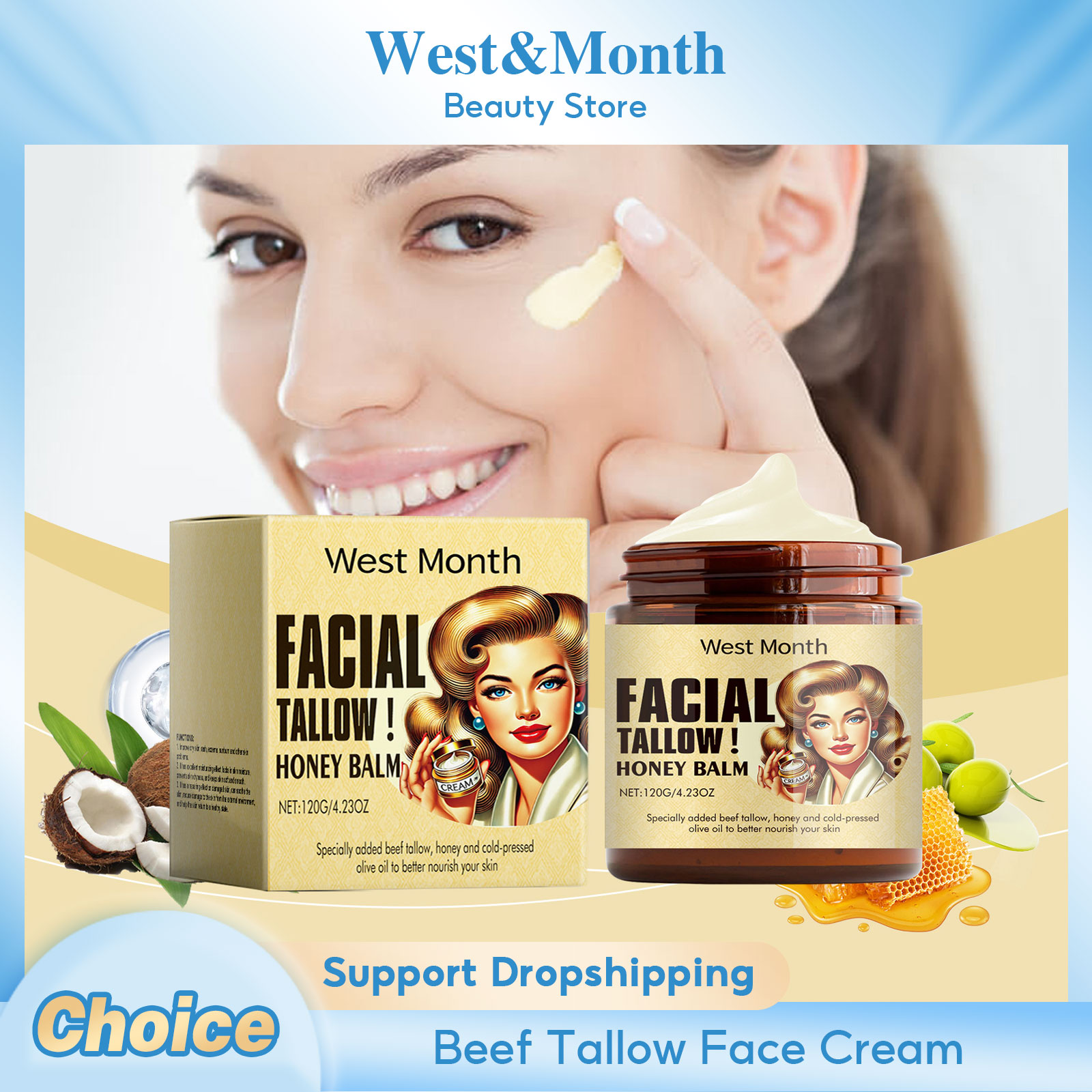Skincare Indonesia - Manzo Tallow Crema per il viso