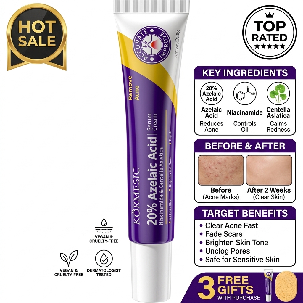 Azelaic Acid Cream - Crema viso idratante profonda con 20%