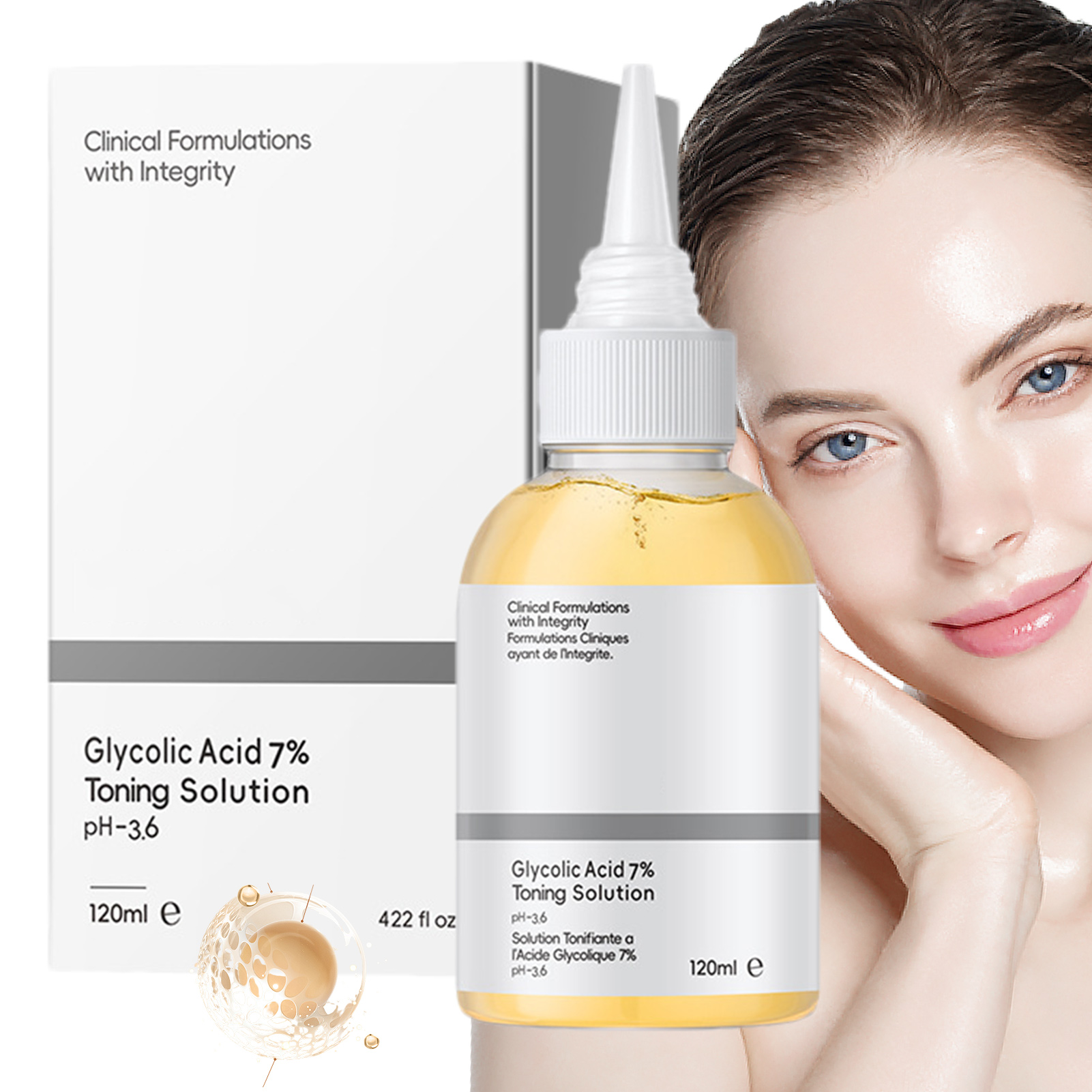 110ml Siero restringente i por - Glycolic Acid Exfoliant recensione e prezzo